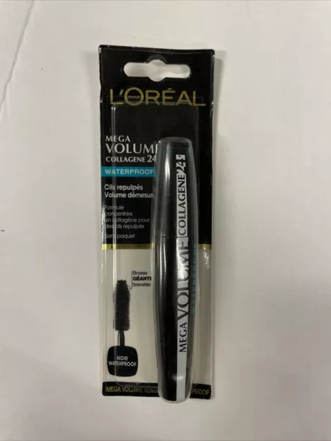 L'Oréal Paris Mega Volume Collagène 24h Teinte Noir Waterproof 9ml