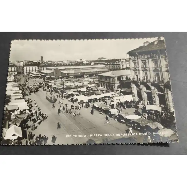 Cartolina Torino - Piazza della Repubblica (Porta Palazzo)