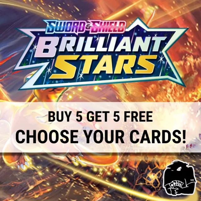 Pokemon - Brilliant Stars - SWSH - Buy 5 Get 5 Free Reverse Holo/Holo Rare/Rare