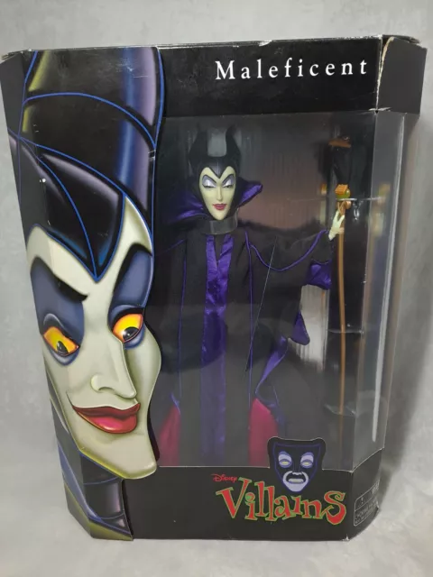 VINTAGE WALT DISNEY Parks Maleficent Figure Disney Villains NEW open ...