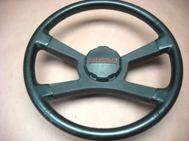 88-94  Chevy Truck Black Leather Rapped Steering Wheel  Chevrolet  Silverado OEM