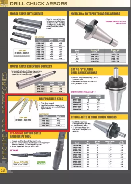 Drift/Center Key Mt3 (3900-0263) 2