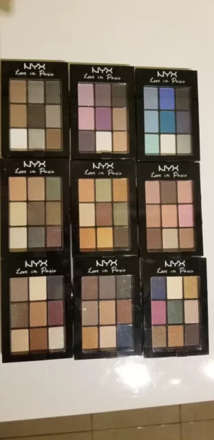 NYX Love in Paris Eye Shadow Palette Collection