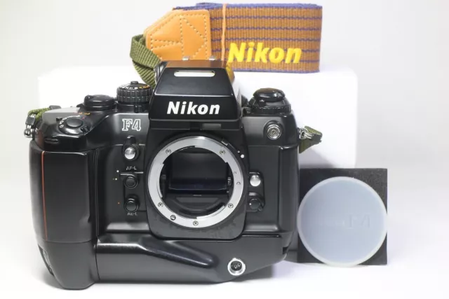 Nikon F4S Film Camera Body Only DP-20 MB-21 Black Made In Japan