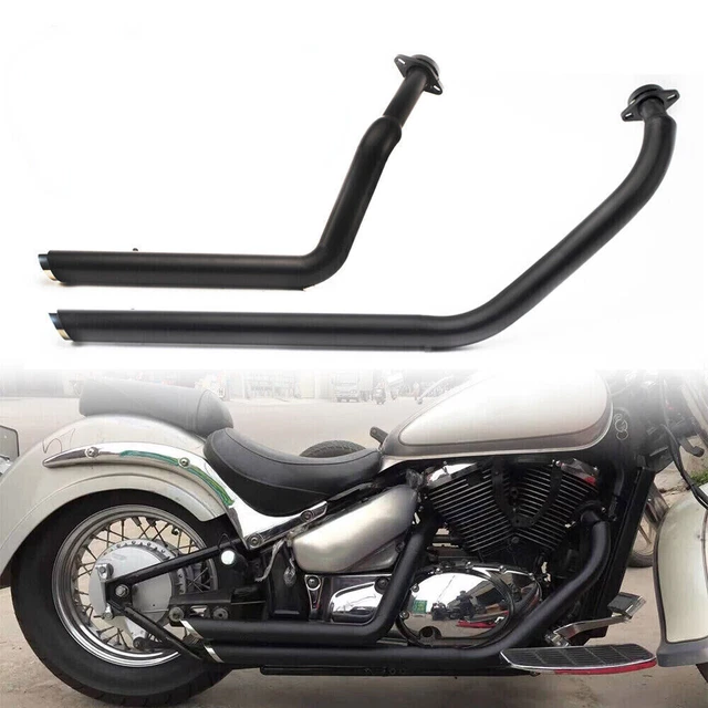 Shortshots Staggered Exhaust Pipe Fits Suzuki Boulevard C50 B/C/Boss C50T M50