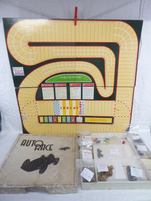 Jeu De Société Auto Race – Bacarta – 1959 – Course Auto Le Mans Sebring – Rare