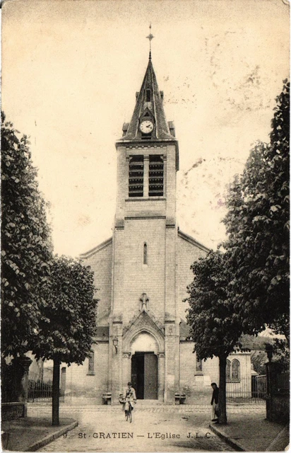 Carte Postale Ancienne - Saint-Gratien L'Église (95 Val-d'Oise) - Voyagée