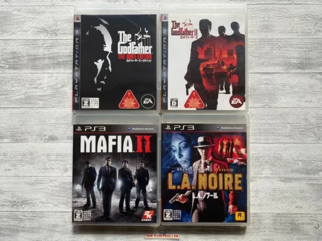 SONY PS3 The Godfather The Dons Edition & 2 & Mafia II & L.A. Noire from Japan