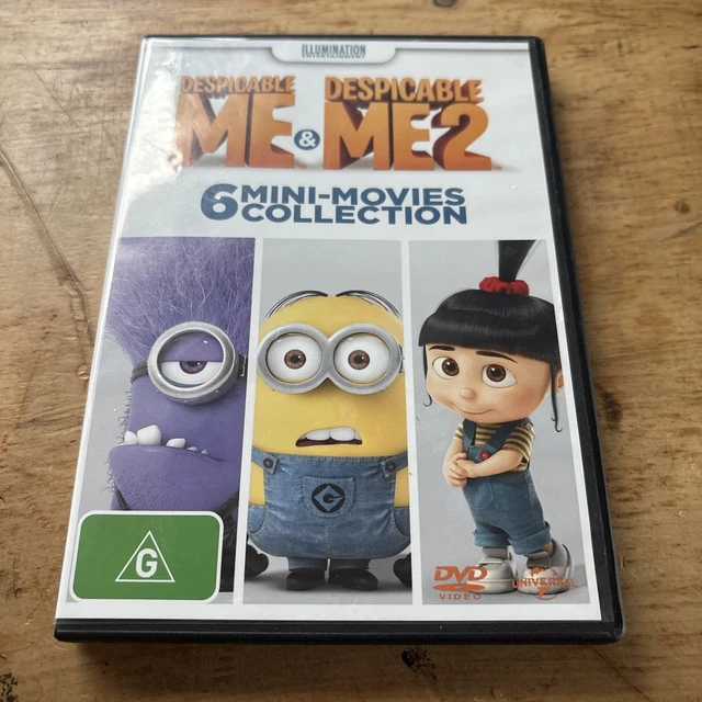DESPICABLE ME 1 & 2 + 6 Mini-Movies Collection - DVD - Steve Carell ...
