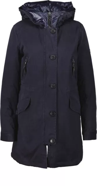 NEU! Blonde No.8 Damen Daunenparka navyblau, Gr. 38