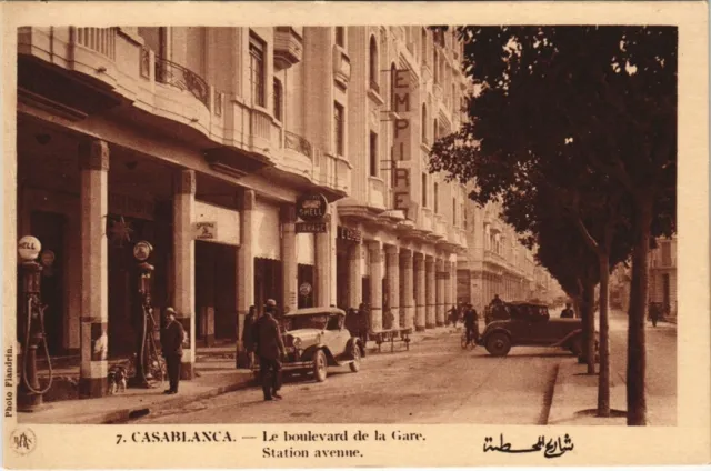 CPA AK MAROC CASABLANCA - Boulevard de la Gare (125355)