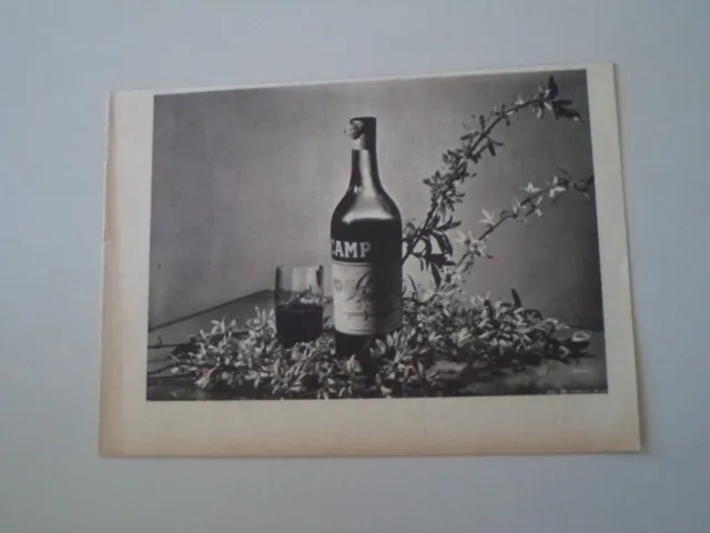 advertising Pubblicità 1951 CAMPARI BITTER