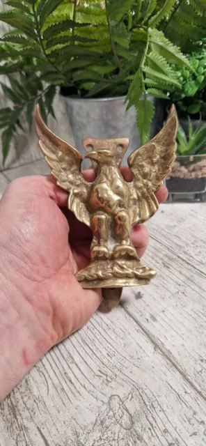 Vintage Brass Eagle Door Knocker Architectural Old Bird USA