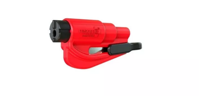 First Aid Key Door Glass Breaker Cut Strap Red Key Vehicle Safety