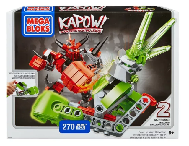 Mega Bloks Kapow Bash vs Nitro Showdown