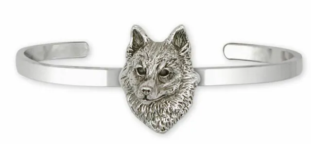 Schipperke Jewelry Sterling Silver Schipperke Bracelet Handmade Dog Jewelry SK-C