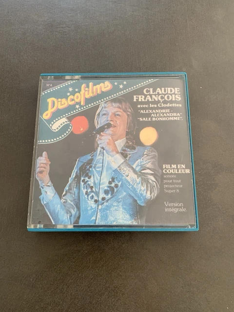 Film Super 8 – Claude François – Alexandrie Alexandra / Sale Bonhomme – état Correct
