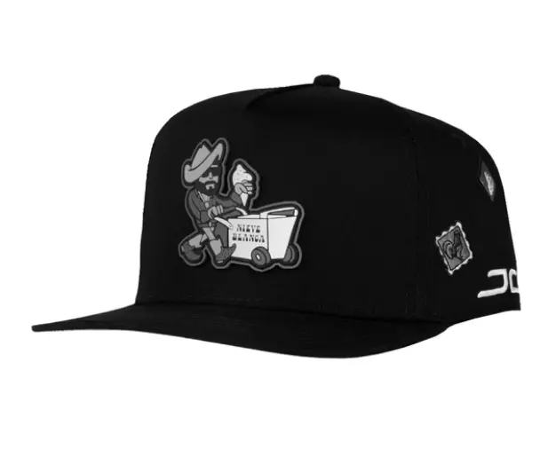 Jc Hats Black Snapback Hat Nieve Blanca 1701 Blkwht