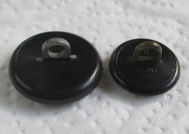 2x WW2 RAF:"ROYAL AIR FORCE BAKELITE BUTTONS" (23mm-17mm, For Tropical Tunics) 2