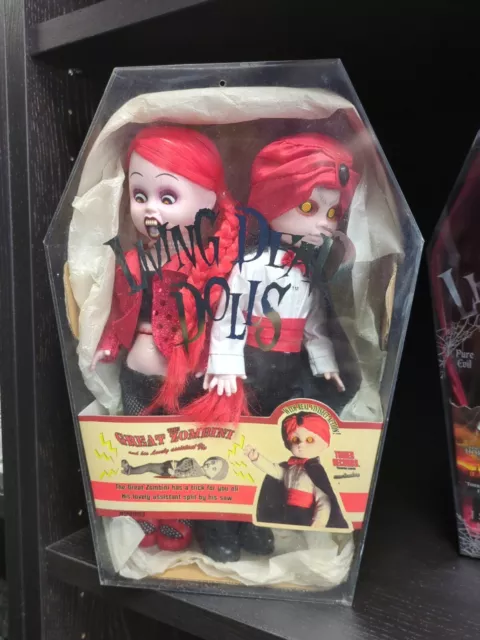 Living Dead Dolls - The Great Zombini and Viv - Doppelsarg exklusiv