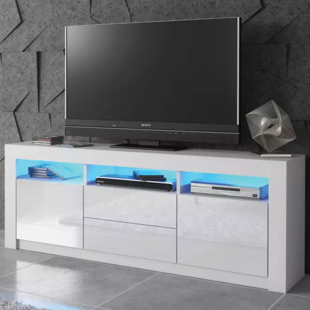 Modern 160cm | TV Unit | Cabinet | TV Stand | High Gloss/Matt  Doors | Free LED