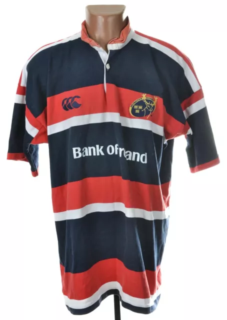 Munster Rugby Union Shirt Jersey Canterbury Size Xxl Adult