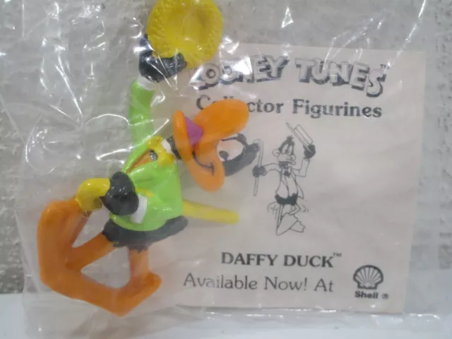 Looney Tunes Daffy Duck Vintage Warner Bros Collector Figurines 1990 Shell Gas