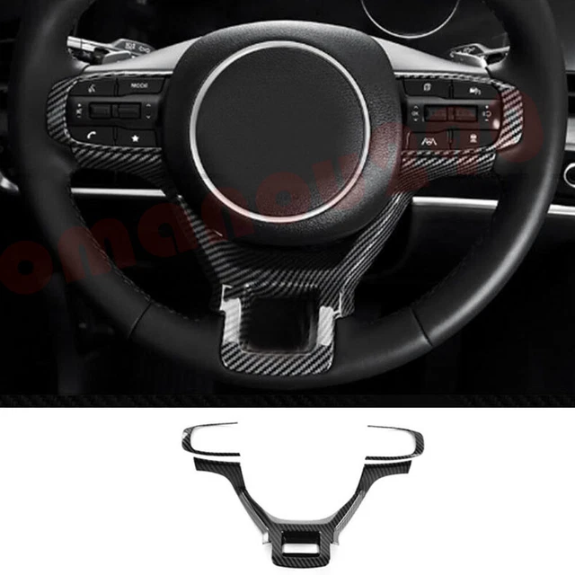 FOR KIA SPORTAGE 20252025 Carbon Fiber Look Steering Wheel Molding Cover Trim 45.03 PicClick