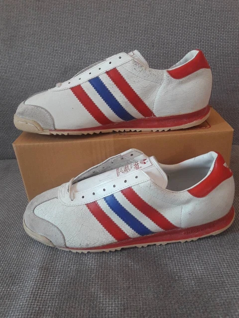 adidas gazelle silver green womens Adidas 1970s Made in West-Germany Vienna Sneaker White Red  Knud Peters