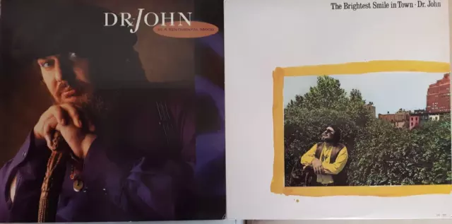 DR JOHN 2 LP LOT In A Sentimental Mood The Brightest Smile in Town EX Vinyl