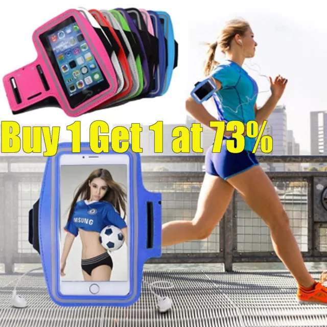 Sports Arm Band Mobile Phone Holder Bag Running Gym Armband Exercise For Phones