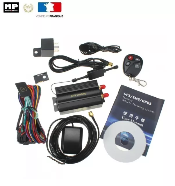 Mini Traceur GPS Antivol Voiture Camping Car Sos Micro Espion GSM