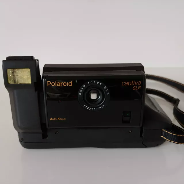 Vintage Polaroid Captiva SLR Instant Film Camera w/ 95 Film - For Display / Prop