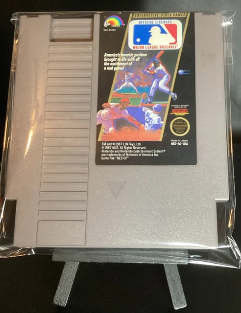 Major League Baseball MLB Cartridge (Nintendo NES, 1987) Tested + Working ONLY