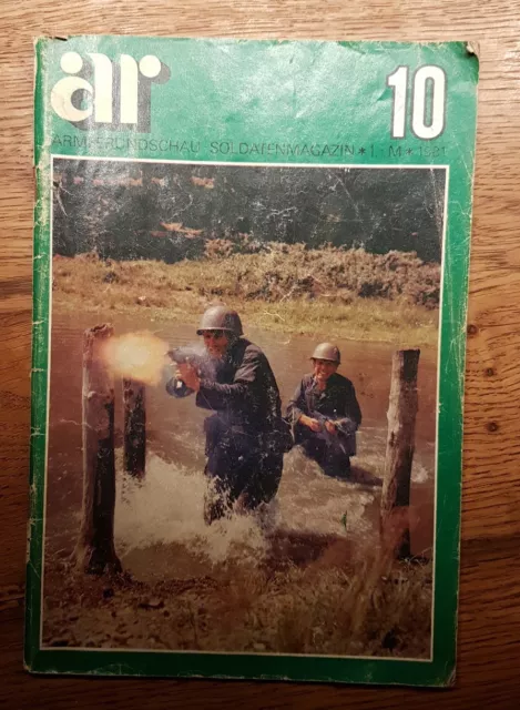 Armeerundschau 10-1981 NVA Volksarmee DDR Isa Caufner