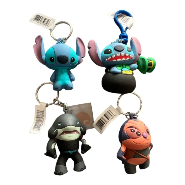 Monogram Disney's Lilo & Stitch Series 1 Alien Figural Key Ring Keychain Lot 4