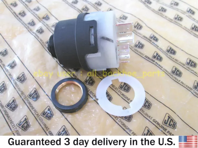 Jcb Backhoe - Genuine Jcb Ignition Switch (Part # 701/80184 701/45500 701/Y1372)