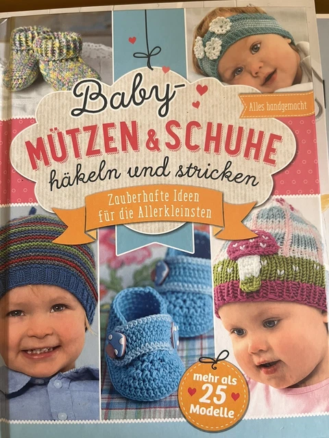Baby 🍼 Mützen Und Socken 🧦 Häkeln 🧶 Und Stricken 📖📕📖