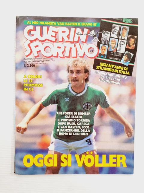 GUERIN DEPORTIVO 14-1987 + Película Scudetto Napoli Rada - Gullit-Van EUR 10,89 - ES