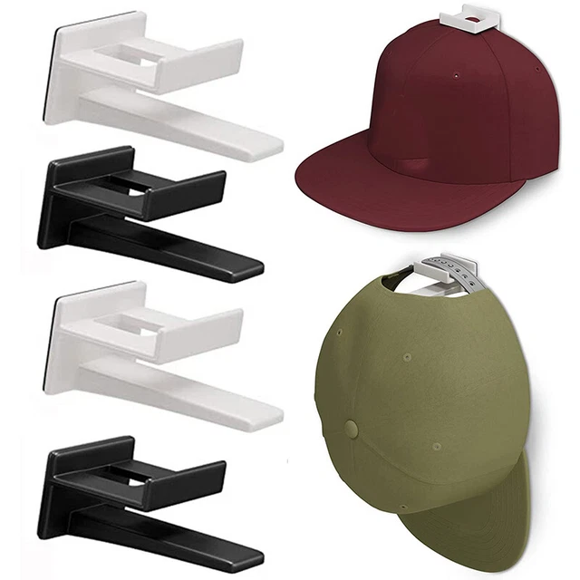 Sombrero estante para gorra de béisbol adhesivo sombrero ganchos gorra de pared colgador organizador de almacenamiento