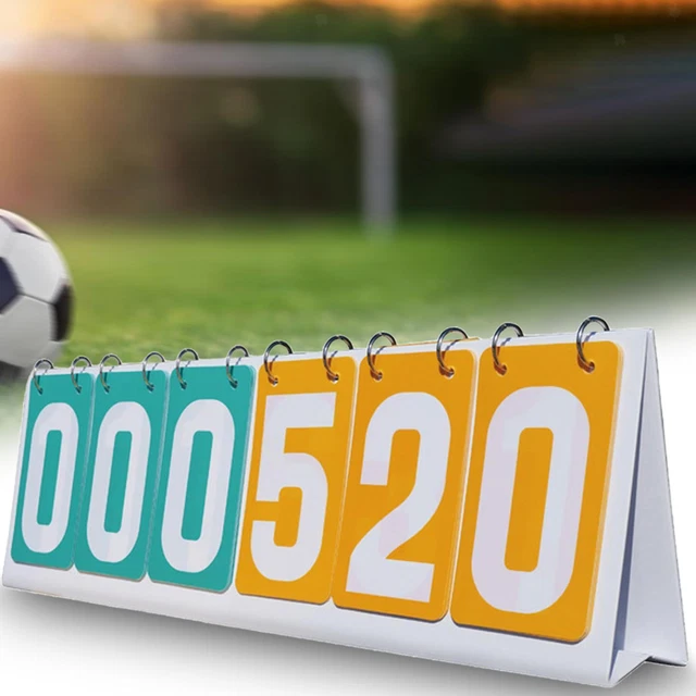 Ping Pong Portatile WishesMar Tabellone Segnapunti Sportivo A 4 Cifre Portatili Tabella Segnapunti A Flip Competizioni Sportive Scoreboard Per Badminton Tennistavolo Pallavolo Calcio Boxe #A Segnapunti Tennis - 13