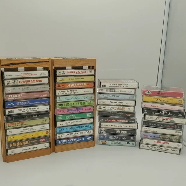 VINTAGE LATIN SPANISH Music Cassette Lot Mamba Danny Rivera Cortijo Y