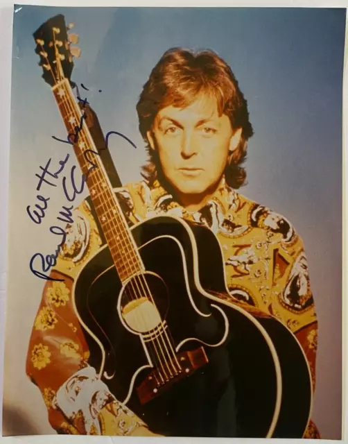 Paul McCartney- Hand Signed Photograph