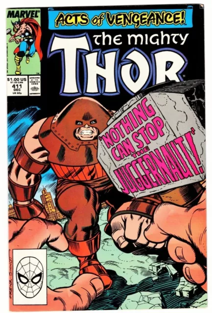 Marvel Comics THE MIGHTY THOR # 411  1st (cameo) app THE NEW WARRIORS 