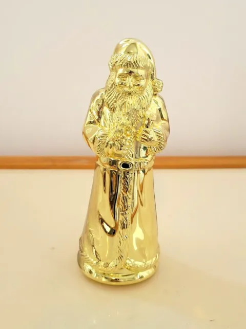 The Bombay Company Godinger Santa Cork Screw Bottle Opener Gold Silver Plated