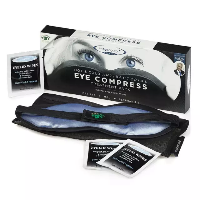 The Eye Doctor Premium Heiß & Kalt antibakterielle Augenkompresse Behandlungspaket