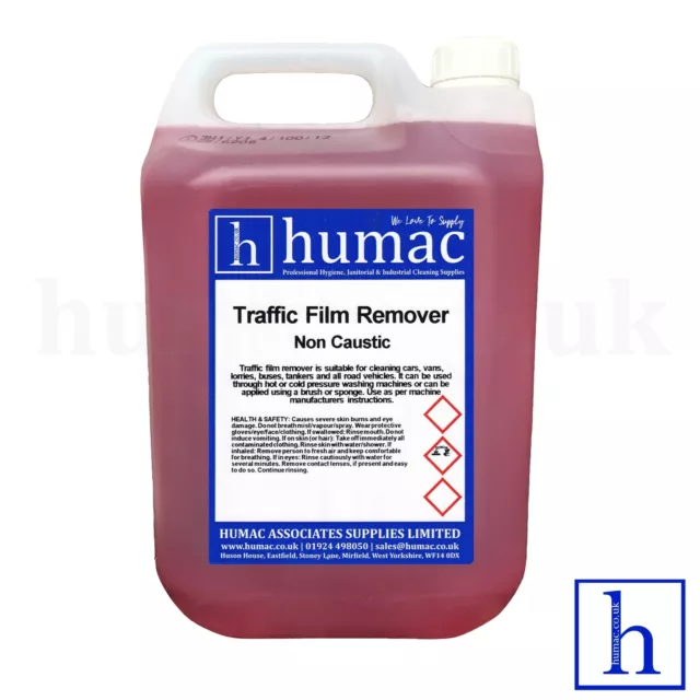 TFR Traffic Film Remover Non Caustic 5L Heavy Duty Degreaser Dirt Muck HUMAC