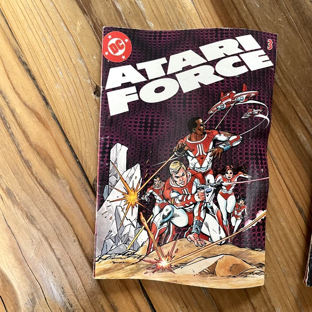 DC Atari Force 1 & 3 Mini-Comics - Lot - 1982 DC Comics Inc. ATARI 2