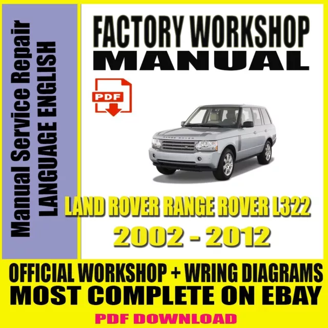 Official Service Repair Workshop Manual Land-Rover Range Rover L322 2002-2012