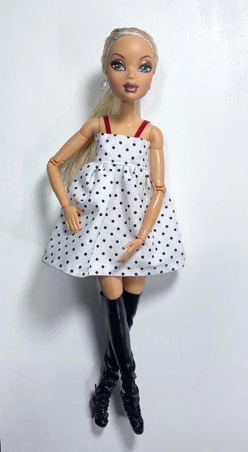 OOAK Custom Repaint Ariana Grande Hybrid MTM Body - My Scene Head Barbie Doll.